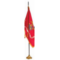 Marine Corps Indoor Military Flag Display Set (3'x5' Flag & 8' Pole)